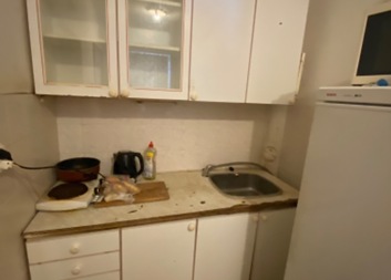 Kuchyňské zázemí pro muže bez domova