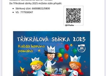Třákrálová sbírka Zbiroh a okolí 2025
