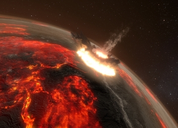 Klienti Denního stacionáře Pohodička navštívi Planetárium - program Zrození Země