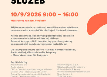 Den sociálních služeb v Rokycanech – 10.9.2026
